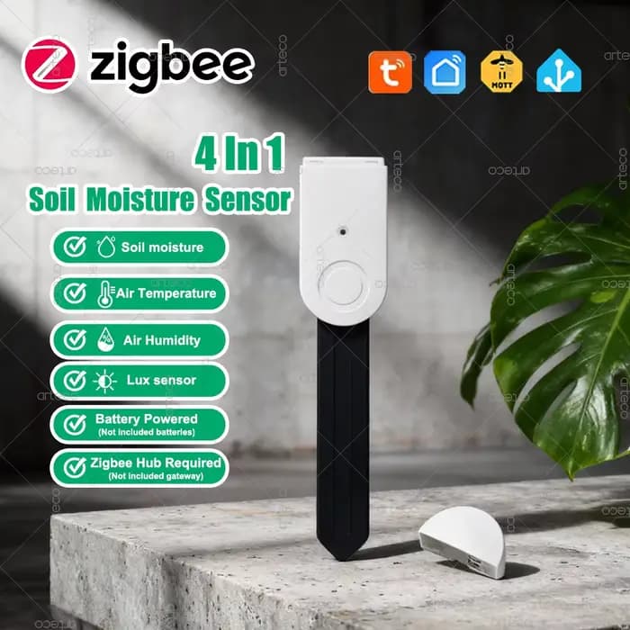 Zigbee – testeur de sol intelligent, compteur d'humidité et de température d'éclairage, capteur d'hu