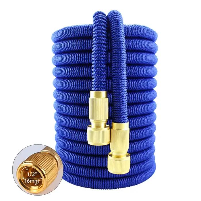 Tuyau d'arrosage extensible, Flexible, magique, haute pression, pour lavage de jardin, voiture, nett