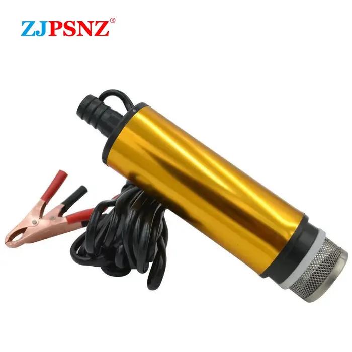 Pompe submersible électrique portable 12V 24V pour transfert de diesel, eau et eaux usées, kit de po