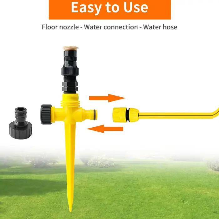Système d'arrosage automatique pour jardin, Rotation à 360 °, Irrigation, Agriculture, pelouse, ferm