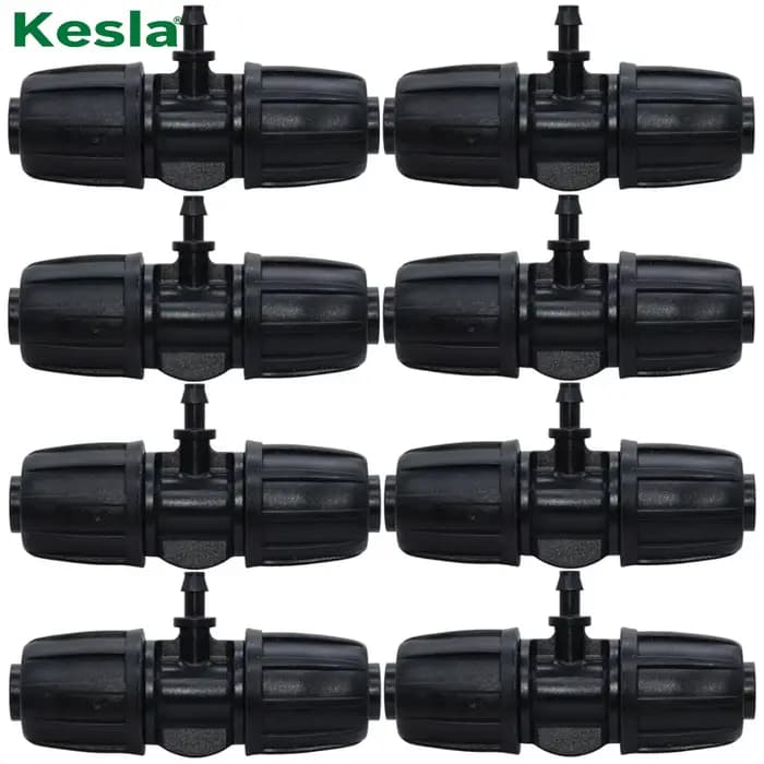 KESLA-Connecteur de tuyau en T avec verrouillage fileté, adaptateur d'eau d'irrigation de jardin ver