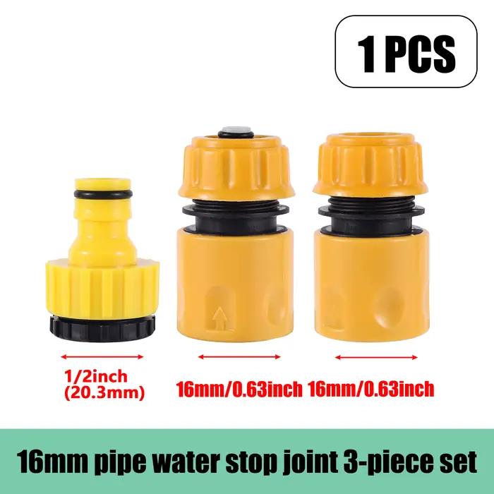 Kit de Raccord Rapide pour Tuyau d'Arrosage, Raccord de Réparation pour Système d'Irrigation, 16mm