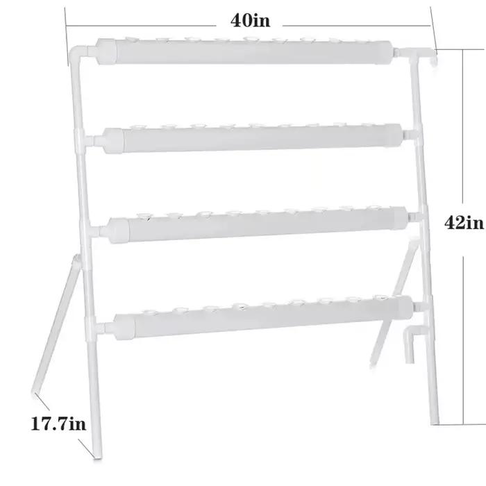 Kit de culture hydroponique pour plantes à 36 sols, pots de pépinière, culture antiparasitaire sans
