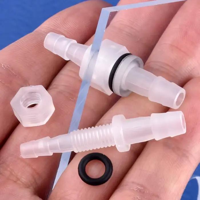 Connecteurs directs pagode PP M6 ~ M10 à 3 ~ 8mm, 5 à 200 pièces, écrou hexagonal Adaptateur de po