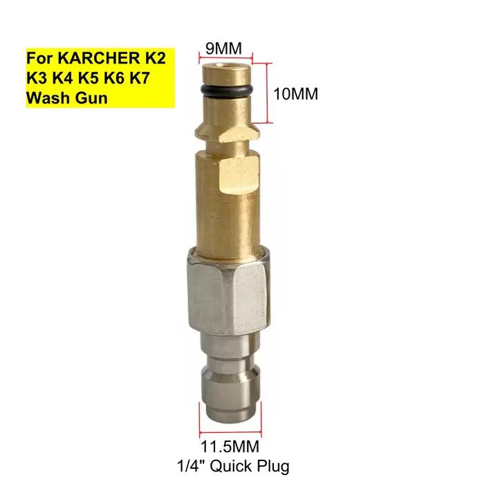 Accessoires pour nettoyeur haute pression, connecteur rapide 1/4, adaptateur Anti-emmêlement, tuyau