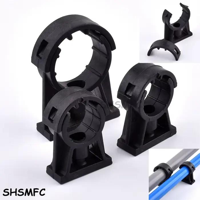 Support de serrage en U simple en plastique, pour Tube de tuyau d'eau, diamètre de 20mm, 25mm, 32mm,