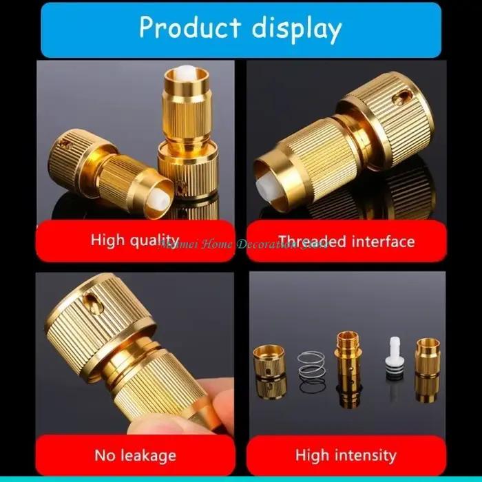H7BF – adaptateur réparation tuyau d'eau extensible, connecteur tuyau d'arrosage, connecteur rapide,