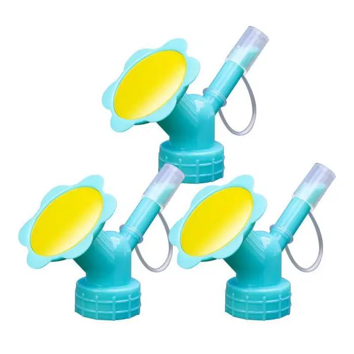 Arroseur de bouchon de bouteille 2 en 1, mini arrosoir de jardin domestique, bec d'eau à double tête