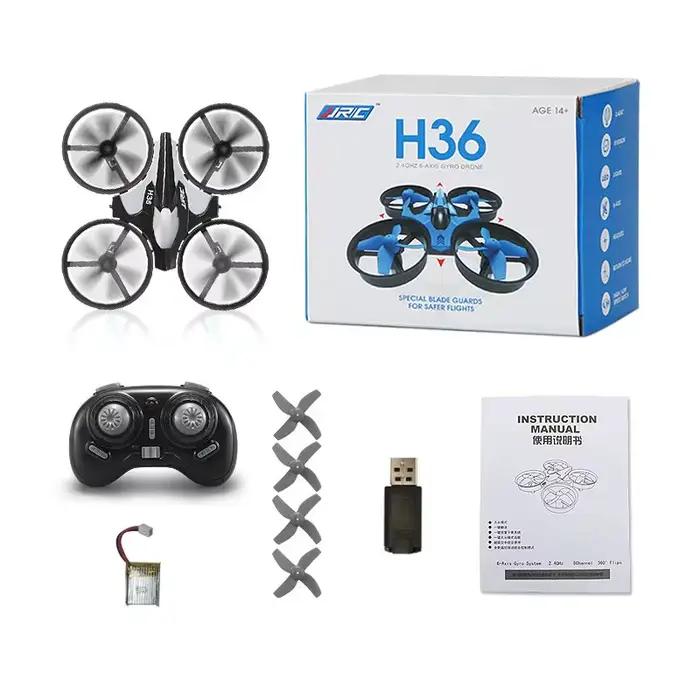 JJRC H36 Mini Drone Rc 4 canaux 6 axes Mode sans tête hélicoptère 360 ° Mini drone jouet quadrirot