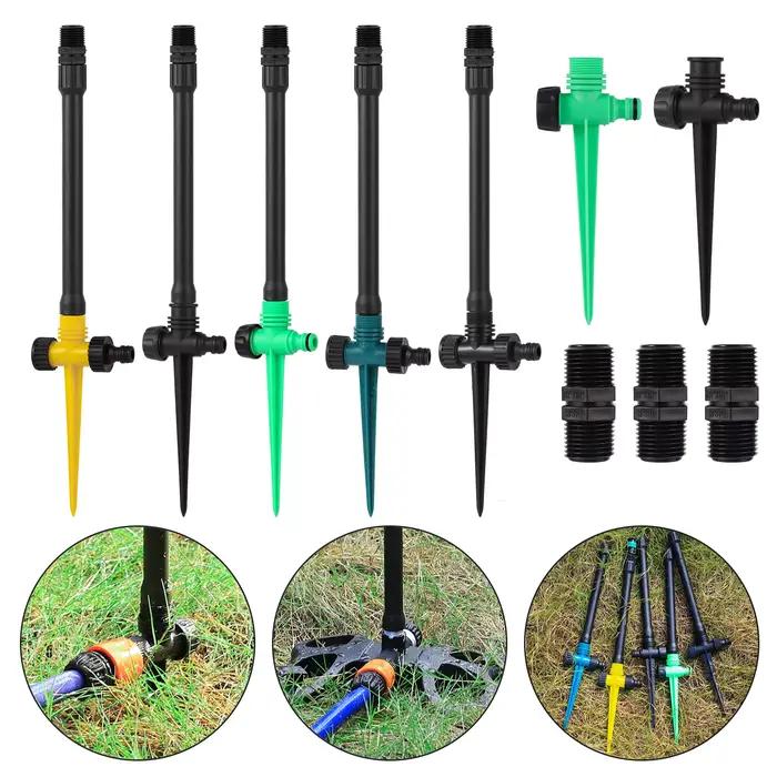 Support d'arrosage pour poteau d'extension fileté de 1/2 pouces, outil d'arrosage pour plantes de pe