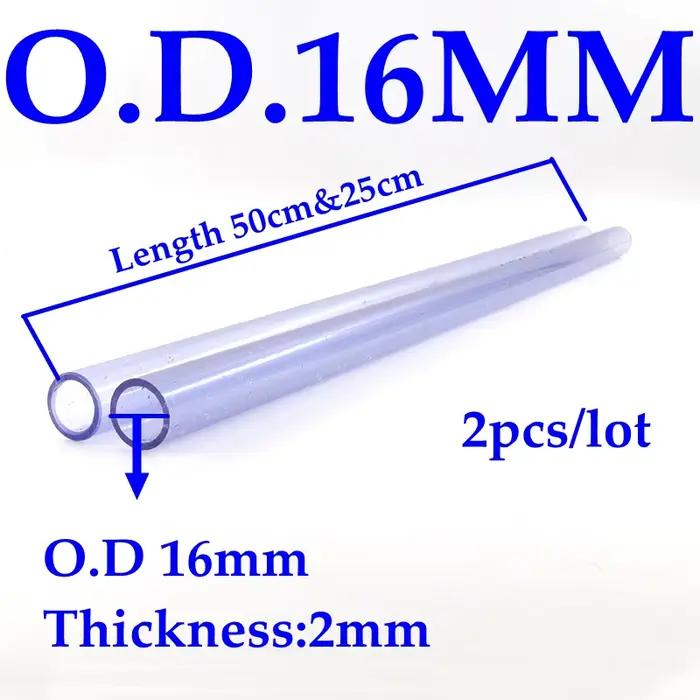 O. Métal16/18/20/25/32 ~ 315mm Tuyaux d'Arrosage Bleu Transparent, Tuyau UPVC Précieux pour Poissons