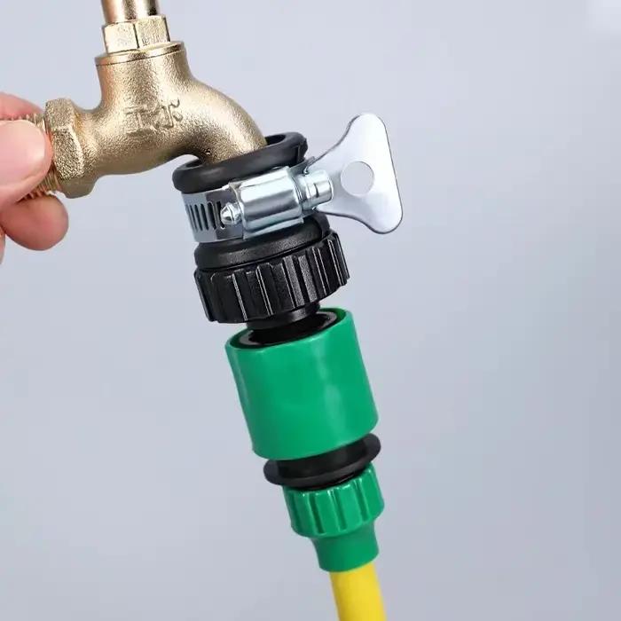 Adaptateur universel de tuyau d'eau en plastique, durable, raccord rapide, allergique, robinet pour