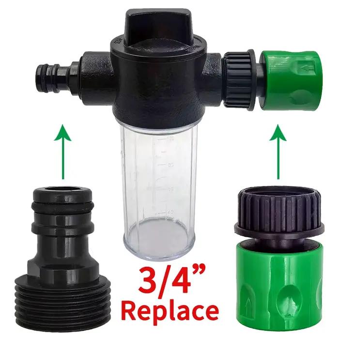 WUJIE 3/4 ''connecteur rapide mamelon EURO Barb adaptateur fileté pour 16mm 20mm PE tuyau jardin sys