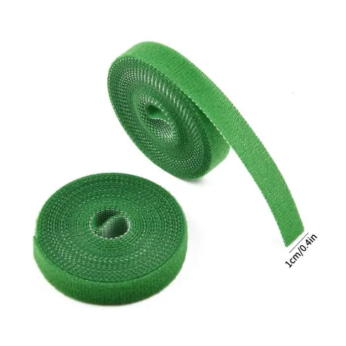 3 rouleaux de ficelle de jardin verte, attaches pour plantes, Bandage pour plantes en Nylon, boucle