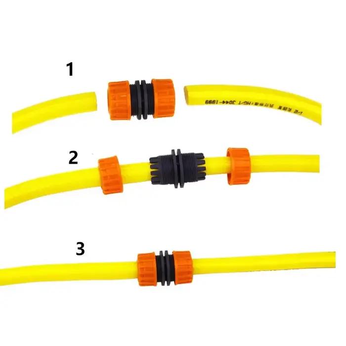 Connecteur de tuyau d'arrosage 1/2 "3/4" 1 "pouces, coupleur de tuyau, connecteur d'arrêt d'eau 12mm
