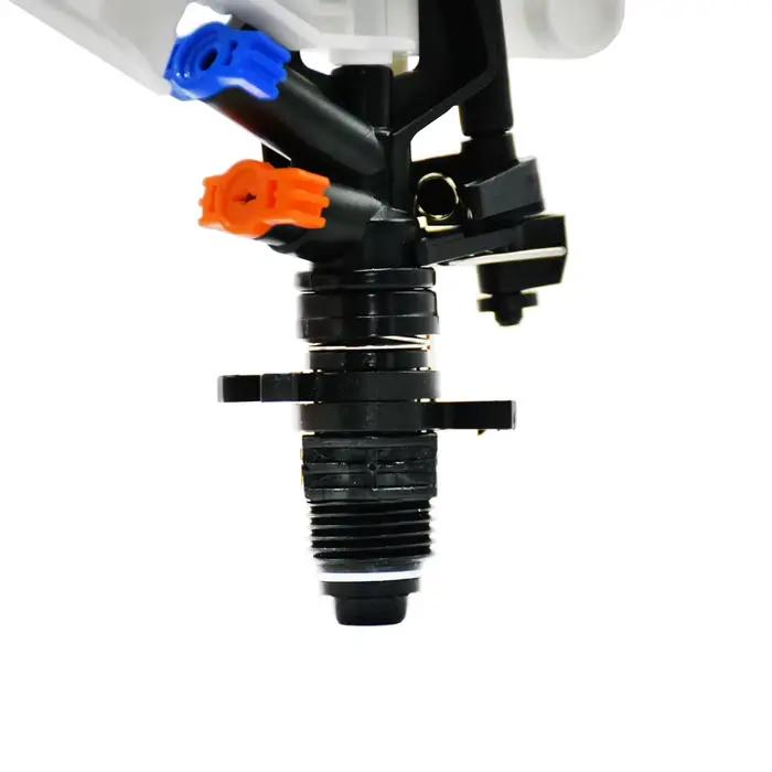 Lot de 10 arroseurs rotatifs 1/2 et 3/4 pouces à angle réglable, buses à bras oscillant pour système