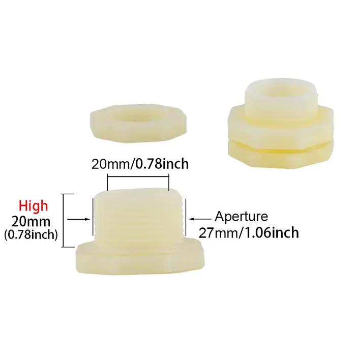 Filtre d'arrosage de 1/2 pouces pour adaptateur de robinet de réservoir IBC S60 tonnes Joint de bari