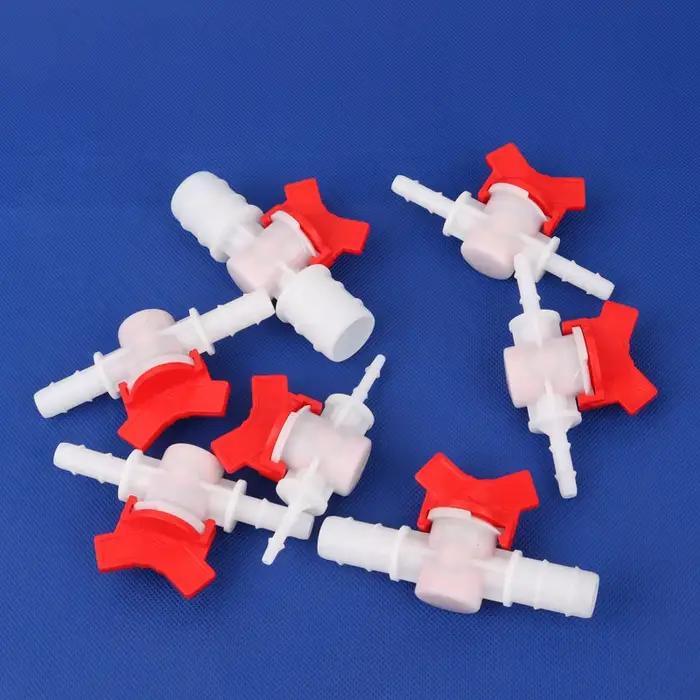 Robinet à Bille POM de 4 ~ 25mm pour Système d'Irrigation Goutte à Goutte, Joint de Tuyau, Connecteu