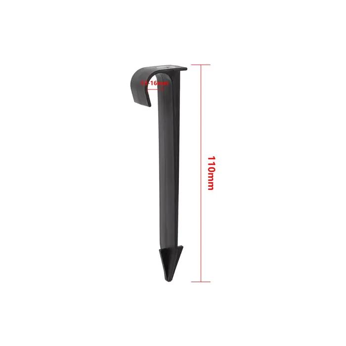 Piquet de sol pour tuyau PE, DN16mm, DN20mm, Type C, à pointes, pour jardin, pelouse, verger, Tube d