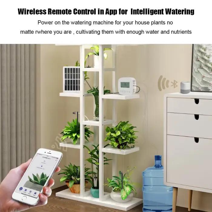 WiFi Tuya avec panneau solaire minuterie d'irrigation d'arrosage numérique contrôleur d'irrigation m