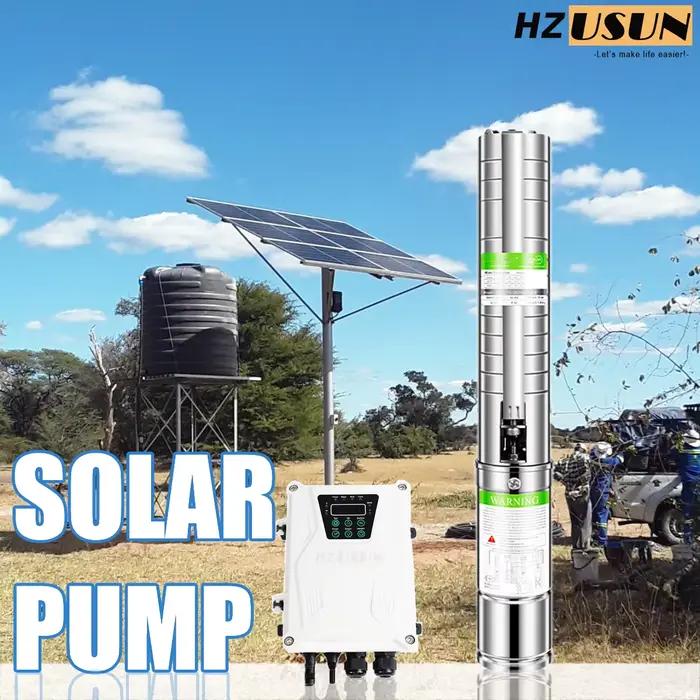 Pompe de surpression d'arrosage de forage à énergie solaire BLDC de 1.5 HP à vendre pompe de transfe