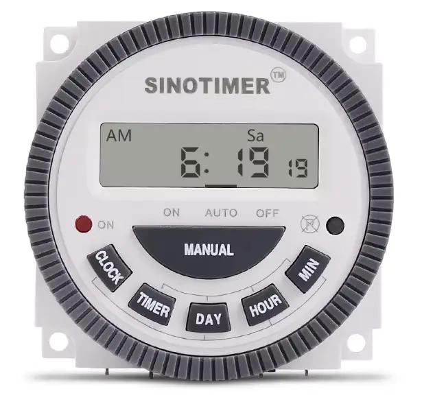 Minuteur programmable TM619 7 jours, contrôleur de temps cyclique intelligent, 1 contact normalement
