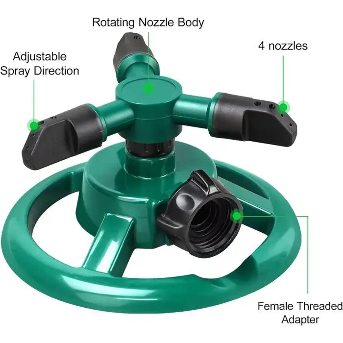 Arroseur automatique rotatif à 360 degrés pour jardin et pelouse – Matériel d'irrigation