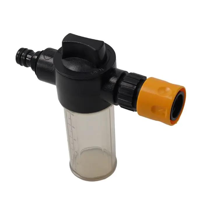 Pot à mousse d'eau de 100ML, tuyau d'arrosage, Lance à mousse, mousse de lavage propre, pistolet à e