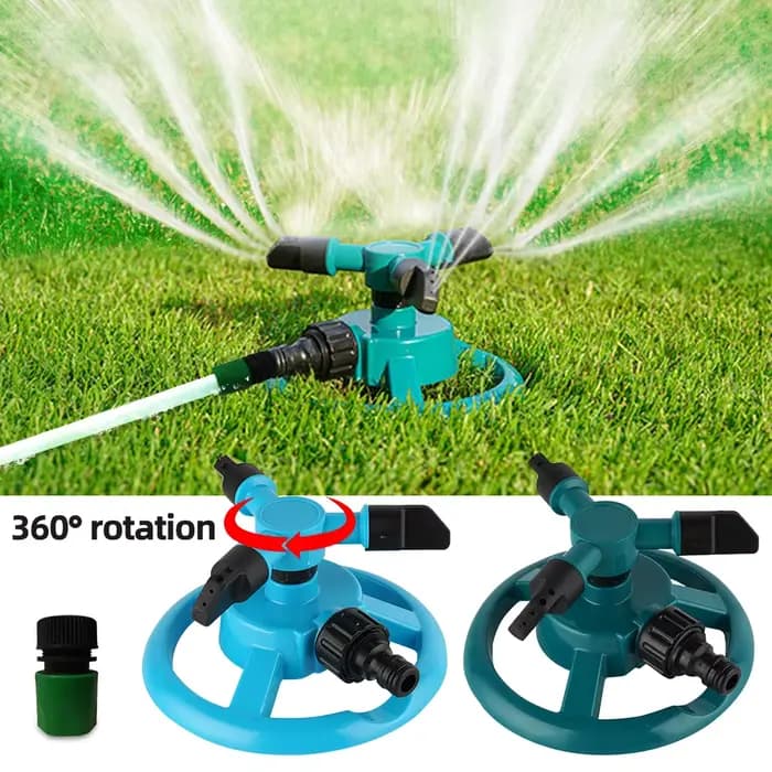 Système d'arrosage automatique rotatif à 360 degrés pour pelouse de jardin, buse rotative à raccord