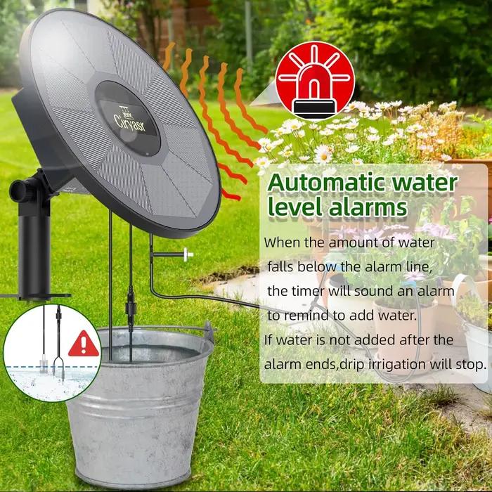 Système d'irrigation goutte-à-goutte solaire, système d'arrosage automatique avec modes de minuterie