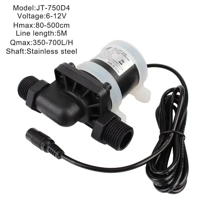 Micro pompe à eau SubSN DC 12V 24V, chauffe-eau, douche, booster de chauffage au sol, moteur solaire