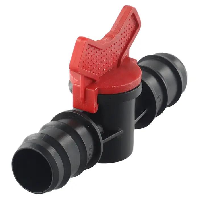 Robinet de tuyau d'arrosage DN15 DN20, Valve d'eau d'irrigation 16mm 20mm 25mm, connecteur d'arrêt d