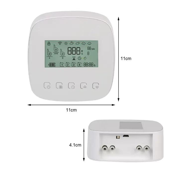 WiFi Tuya avec panneau solaire minuterie d'irrigation d'arrosage numérique contrôleur d'irrigation m