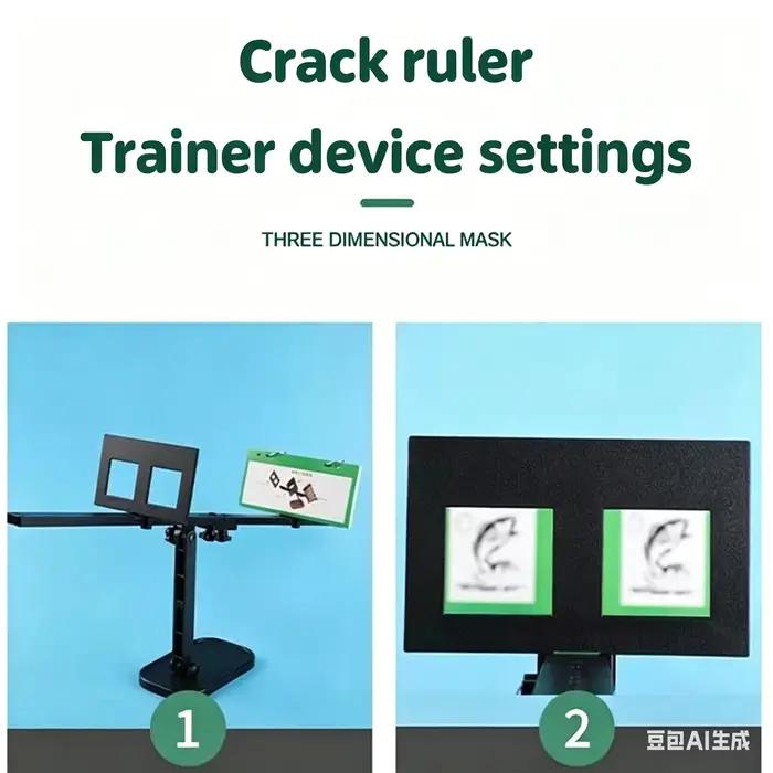 Règle de visionnement pour entraînement visuel, correcteur de traitement du strabisme, outil de corr