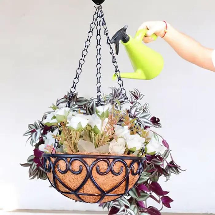 Panier suspendu pot de fleurs cocotier pot de fleur intérieur panier suspendu pots de fleurs plante