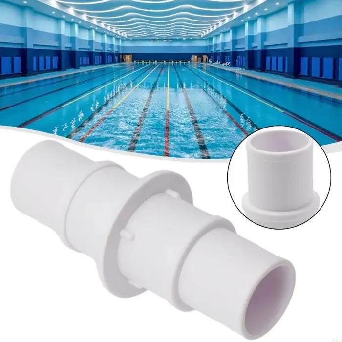 Le paquet remplacement tuyau piscine Flexible contient 4 coupleurs en PVC fiables 8 attaches en acie
