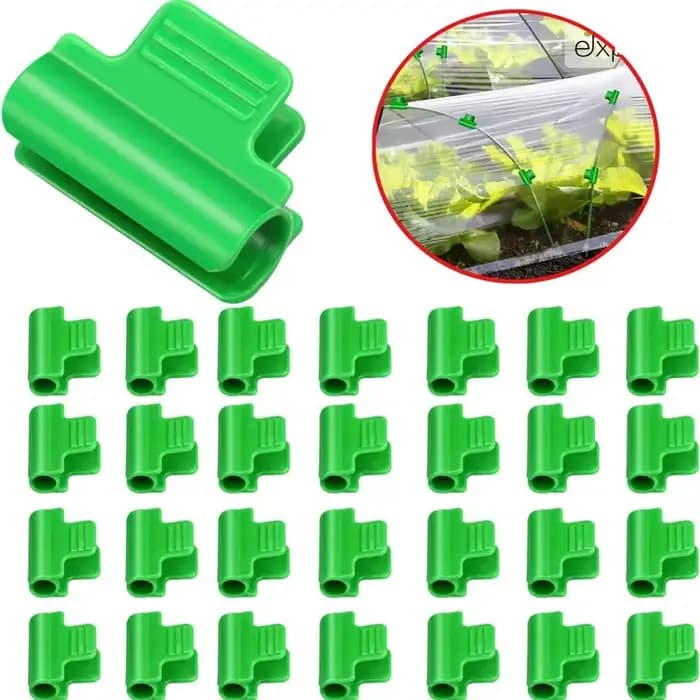 Pinces à Serre pour Cadre de Support de Jardin, Piquets d'Extension de Plantes de Saison, 8/11/16/19