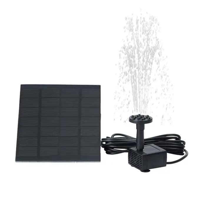 Pompe solaire hydroponique SubSN multifonctionnelle avec 6 buses, pompe à eau, filtre, accessoires d