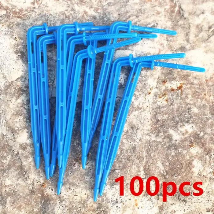 100 pièces de micro-goutteurs à flèche pour tuyau de jardin 3/5 mm, système d'irrigation goutte-à-go