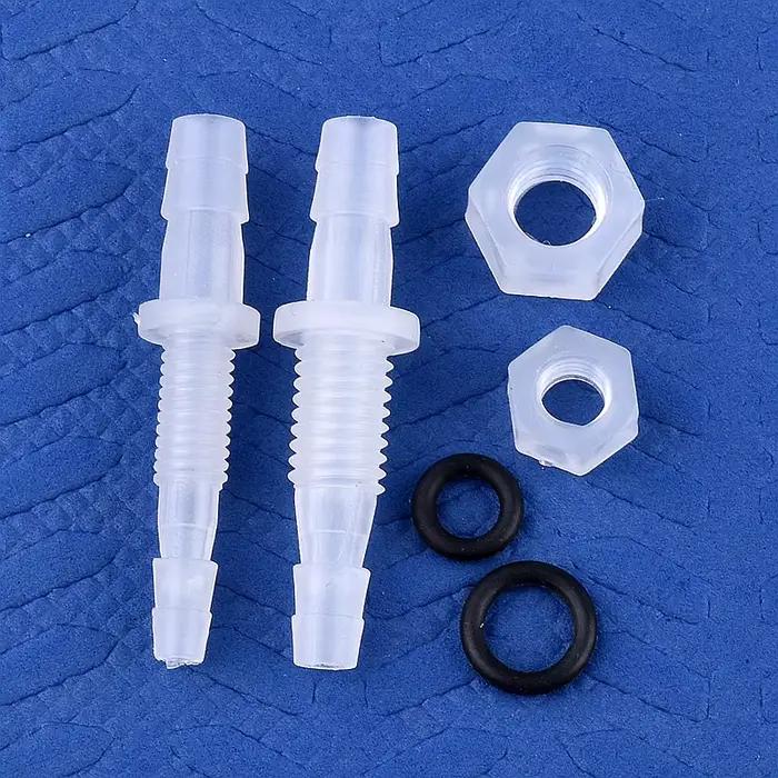 Connecteurs directs pagode PP M6 ~ M10 à 3 ~ 8mm, 5 à 200 pièces, écrou hexagonal Adaptateur de po
