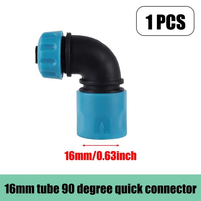 Kit de Raccord Rapide pour Tuyau d'Arrosage, Raccord de Réparation pour Système d'Irrigation, 16mm