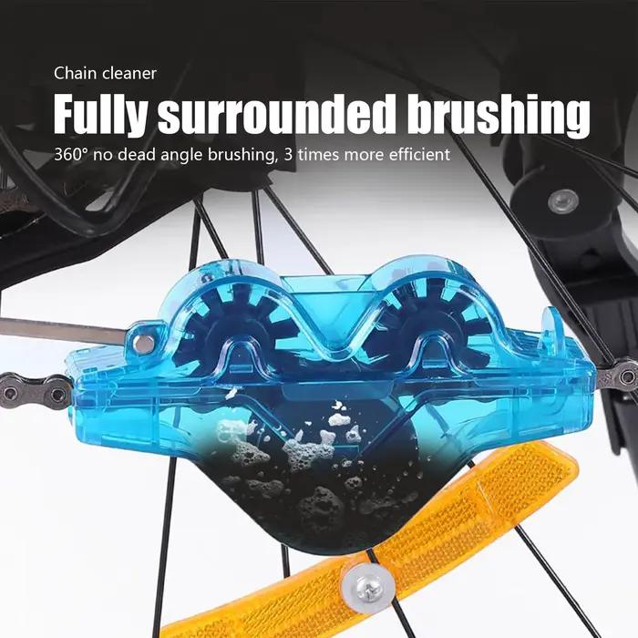 Kit de Nettoyage de Chaîne de Vélo, Outil de Nettoyage Portable pour Chaîne de Vélo, Accessoires de