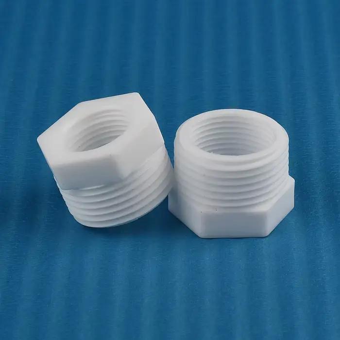 Connecteur de douille fileté en plastique, 3/8 ", 1/4", 1/8 ", 1/2", 3/4 ", 1", droit, mâle, femelle