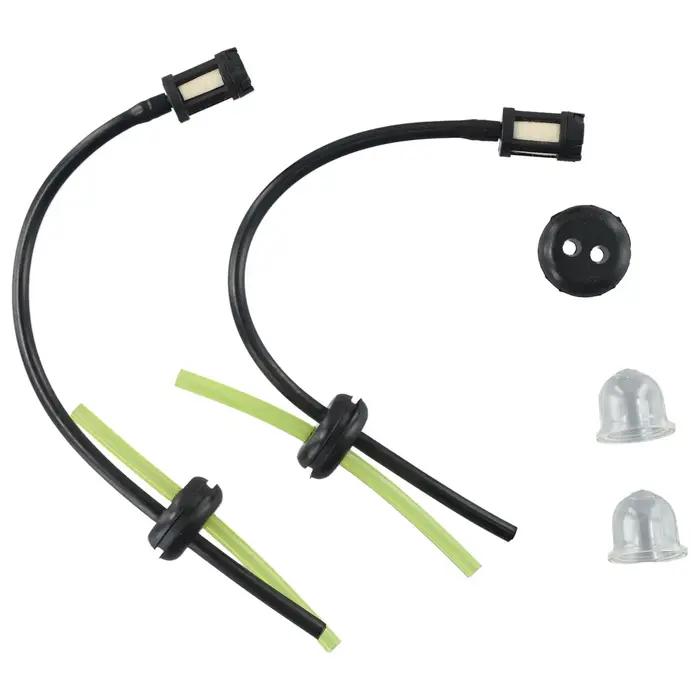 2 ensembles de joints de tuyau de filtre à carburant avec ampoules d'amorçage pour débroussailleuse,