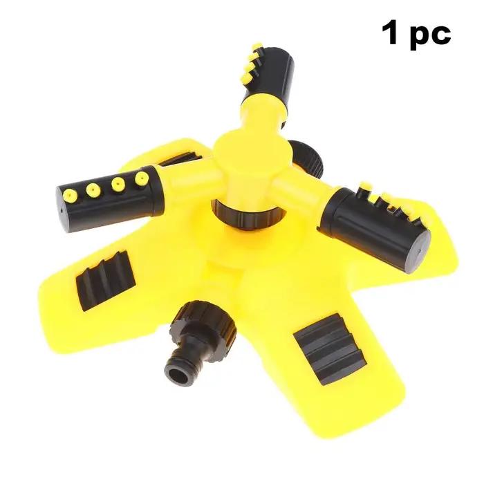 Équipement d'irrigation de jardin en tandem, 360 ° Arroseur automatique rotatif pour pelouse