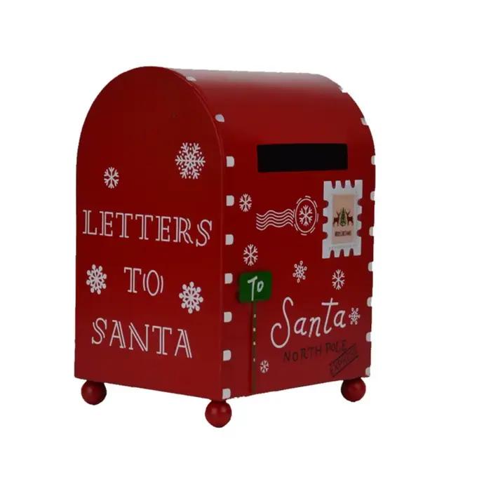 Boîte aux lettres de Noël murale étanche pour cour et jardin, facile à installer, pour courrier expr