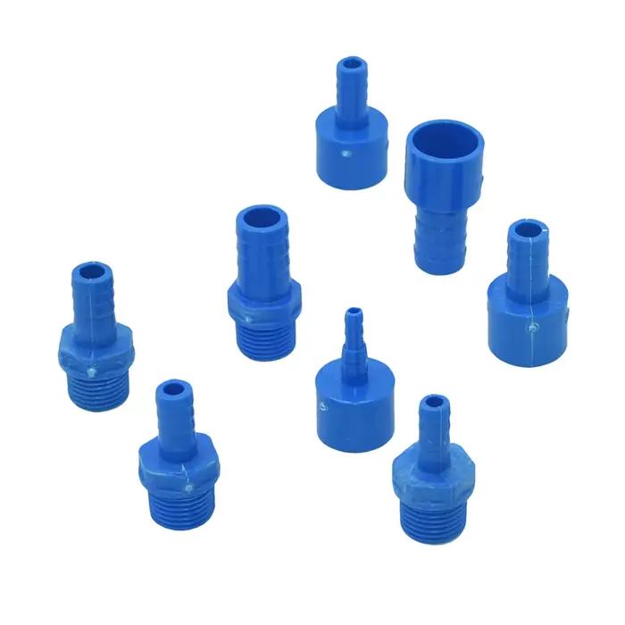 Connecteur de tuyau en PVC ID 20mm 1/2 à 8/10/12/16mm, raccord de tuyau d'arrosage, raccord de coupl