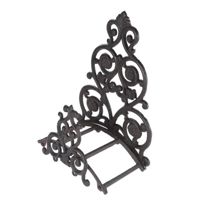 Support de tuyau en fonte T1, tuyau d'eau de jardin, finition rouillée antique, outil d'étagère de c