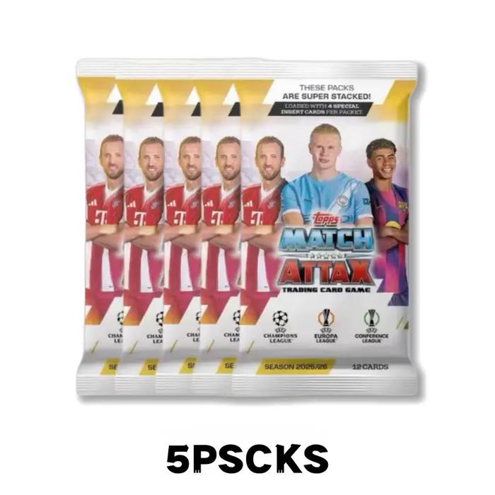Nouvelle saison 2026 Topps UCC Match 2025-26 Topps Champions League atchttag Pack supplémentaire Sér