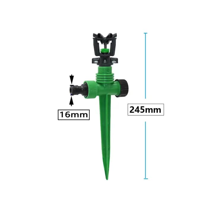 Arroseur rotatif pour pelouse de jardin, buse de diffusion à filetage mâle, arrosage rotatif automat